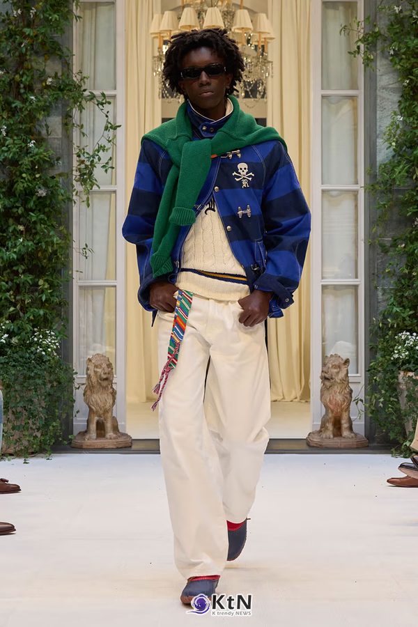 Ralph Lauren SS27 Infuses Traditional Japanese Craftsmanship Into American Luxury. 사진=Ralph Lauren, K trendy NEWS DB ⓒ케이 트렌디뉴스 무단전재 및 수집, 재배포금지