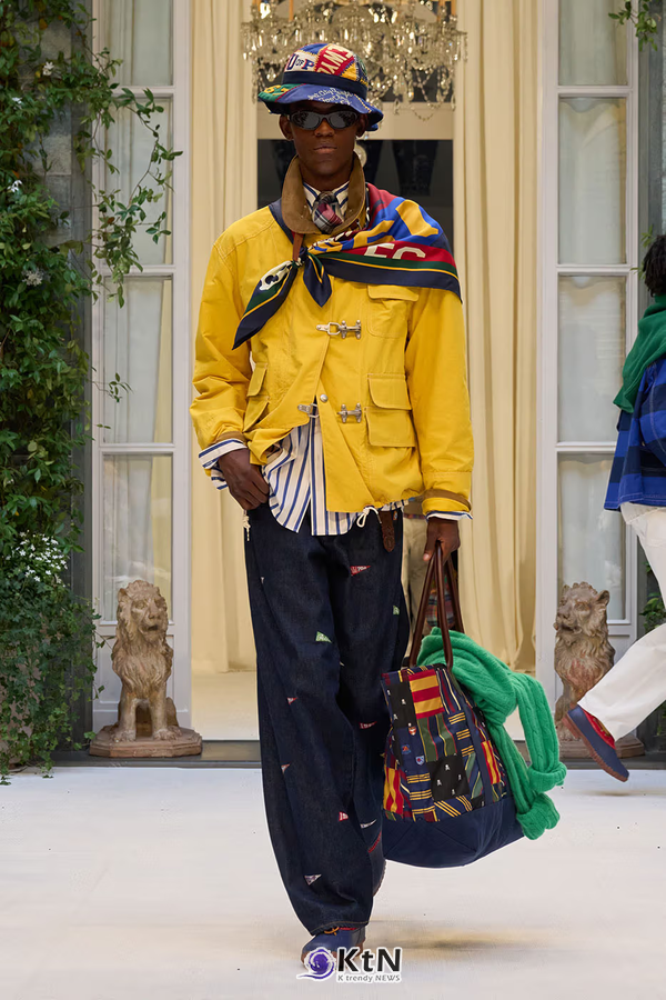 Ralph Lauren SS27 Infuses Traditional Japanese Craftsmanship Into American Luxury. 사진=Ralph Lauren, K trendy NEWS DB ⓒ케이 트렌디뉴스 무단전재 및 수집, 재배포금지