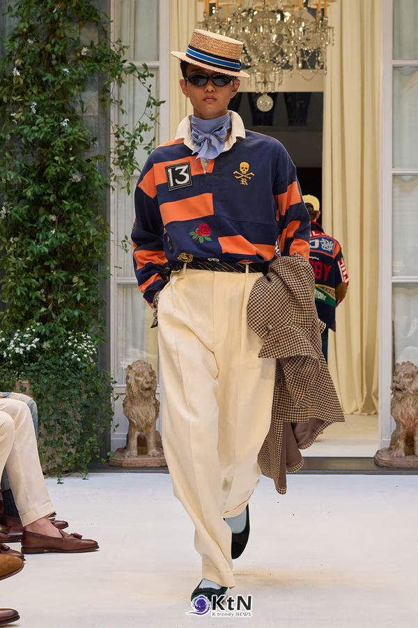 Ralph Lauren SS27 Infuses Traditional Japanese Craftsmanship Into American Luxury. 사진=Ralph Lauren, K trendy NEWS DB ⓒ케이 트렌디뉴스 무단전재 및 수집, 재배포금지
