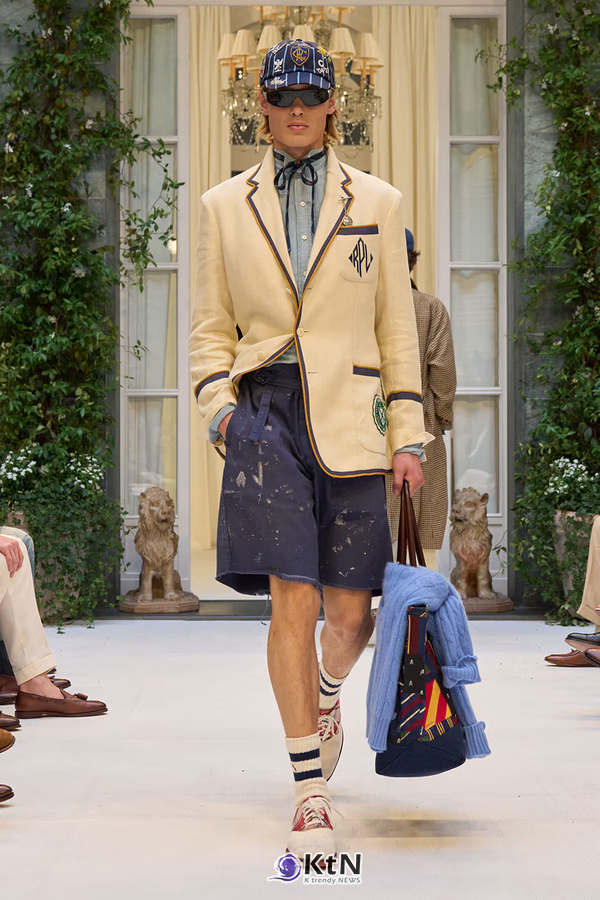 Ralph Lauren SS27 Infuses Traditional Japanese Craftsmanship Into American Luxury. 사진=Ralph Lauren, K trendy NEWS DB ⓒ케이 트렌디뉴스 무단전재 및 수집, 재배포금지
