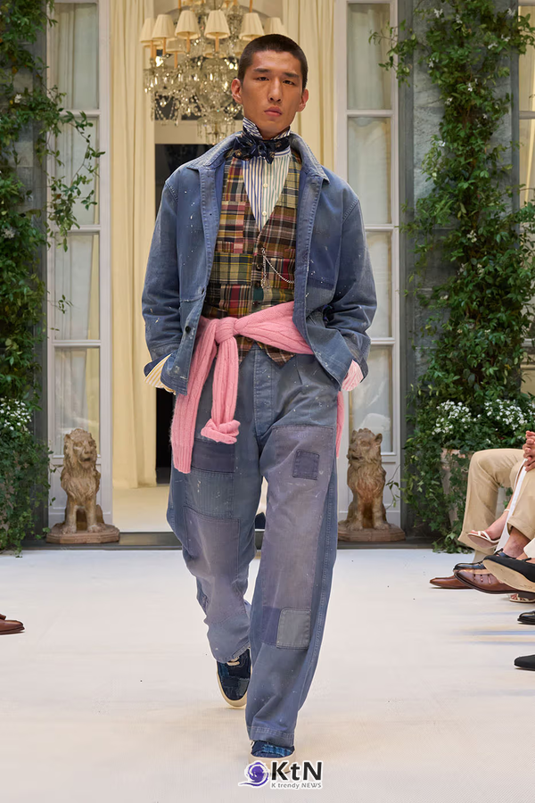 Ralph Lauren SS27 Infuses Traditional Japanese Craftsmanship Into American Luxury. 사진=Ralph Lauren, K trendy NEWS DB ⓒ케이 트렌디뉴스 무단전재 및 수집, 재배포금지
