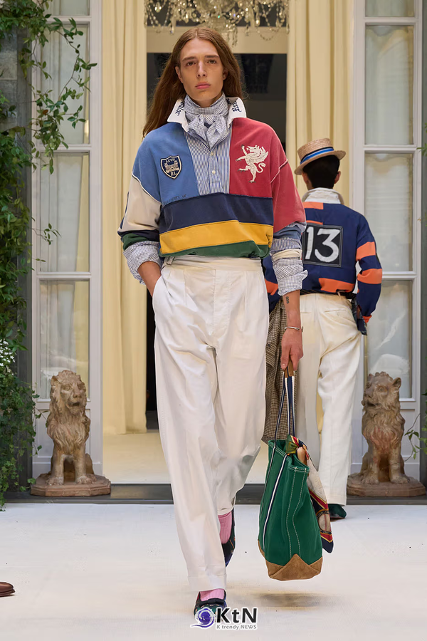 Ralph Lauren SS27 Infuses Traditional Japanese Craftsmanship Into American Luxury. 사진=Ralph Lauren, K trendy NEWS DB ⓒ케이 트렌디뉴스 무단전재 및 수집, 재배포금지