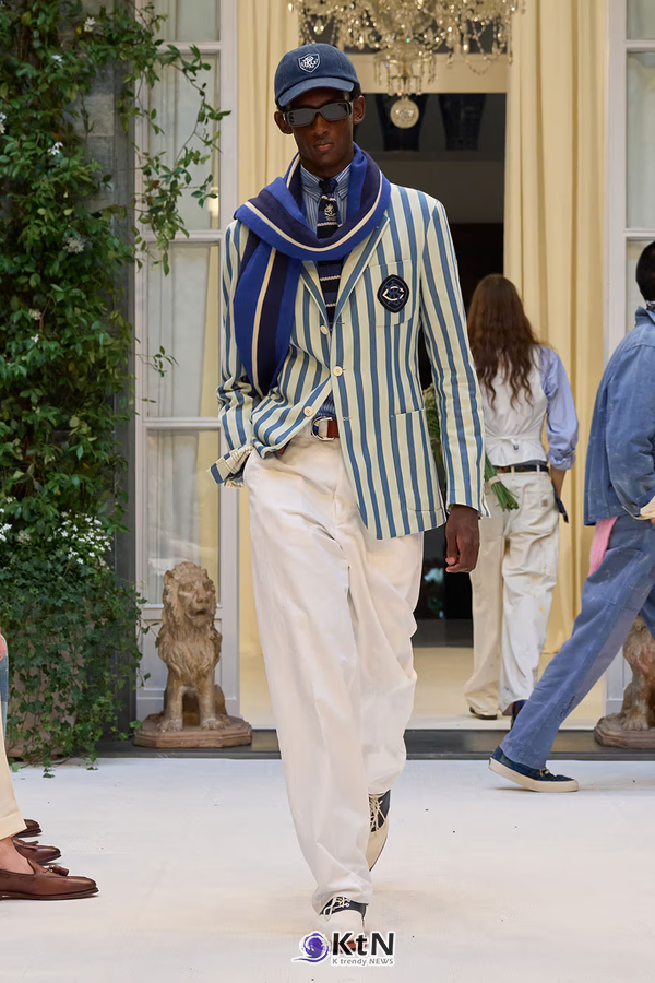 Ralph Lauren SS27 Infuses Traditional Japanese Craftsmanship Into American Luxury. 사진=Ralph Lauren, K trendy NEWS DB ⓒ케이 트렌디뉴스 무단전재 및 수집, 재배포금지