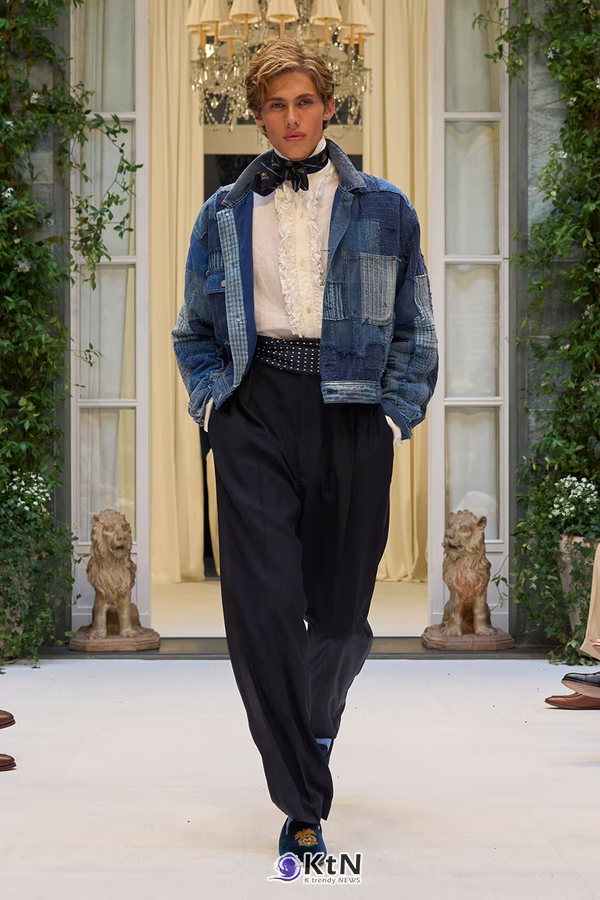 Ralph Lauren SS27 Infuses Traditional Japanese Craftsmanship Into American Luxury. 사진=Ralph Lauren, K trendy NEWS DB ⓒ케이 트렌디뉴스 무단전재 및 수집, 재배포금지