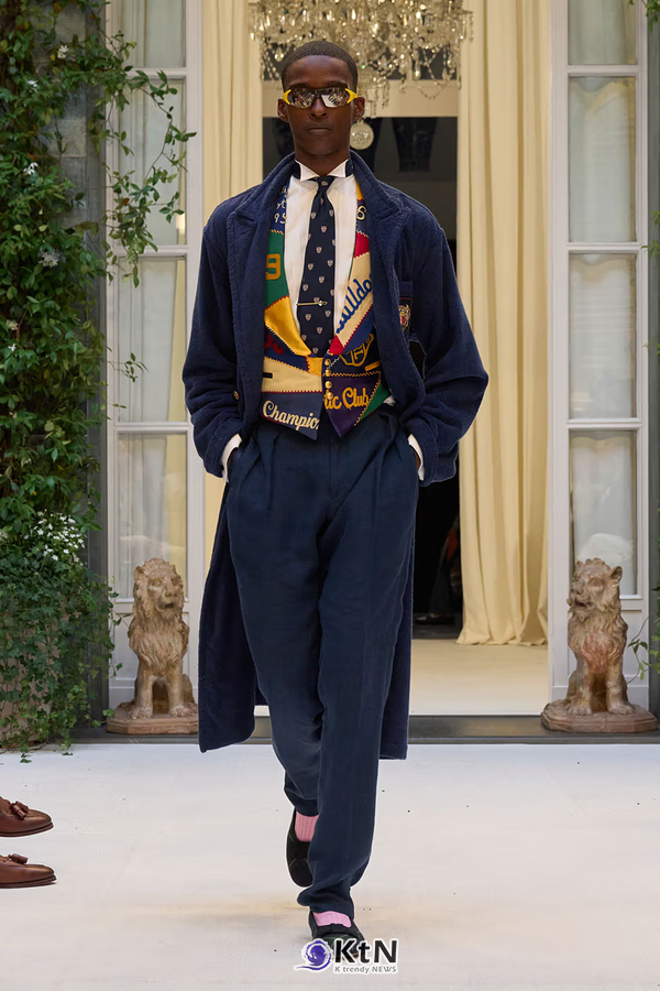 Ralph Lauren SS27 Infuses Traditional Japanese Craftsmanship Into American Luxury. 사진=Ralph Lauren, K trendy NEWS DB ⓒ케이 트렌디뉴스 무단전재 및 수집, 재배포금지