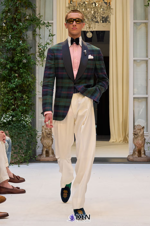 Ralph Lauren SS27 Infuses Traditional Japanese Craftsmanship Into American Luxury. 사진=Ralph Lauren, K trendy NEWS DB ⓒ케이 트렌디뉴스 무단전재 및 수집, 재배포금지