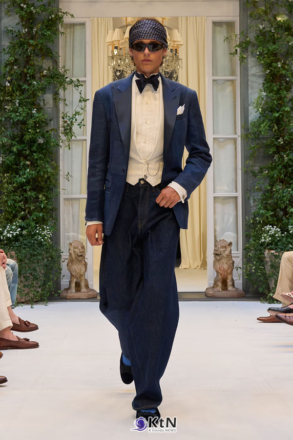 Ralph Lauren SS27 Infuses Traditional Japanese Craftsmanship Into American Luxury. 사진=Ralph Lauren, K trendy NEWS DB ⓒ케이 트렌디뉴스 무단전재 및 수집, 재배포금지