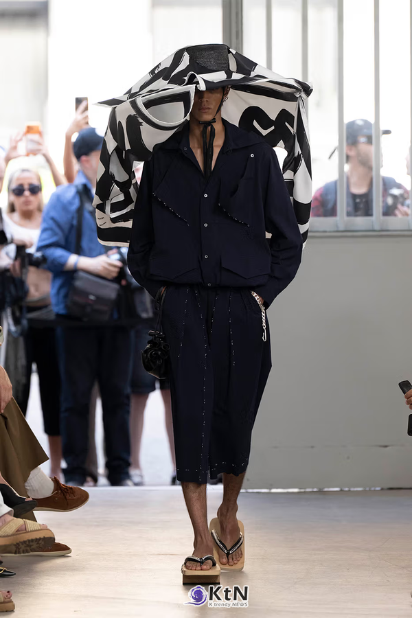 SETCHU SS27 Is Sartorially “Caught in the Nets”. 사진=Ilaria Orsini, K trendy NEWS DB ⓒ케이 트렌디뉴스 무단전재 및 수집, 재배포금지