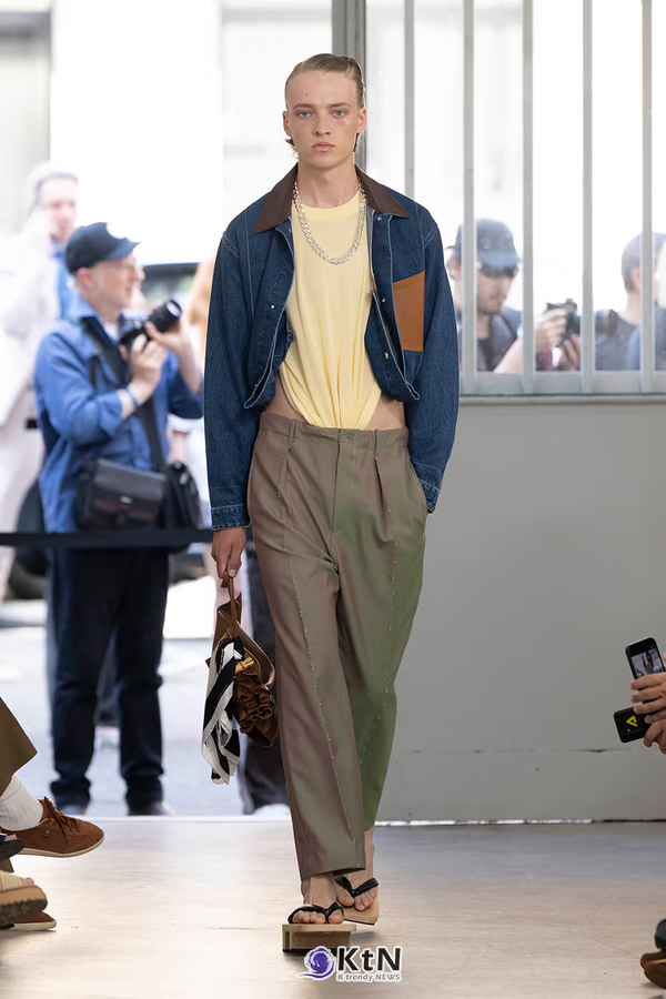 SETCHU SS27 Is Sartorially “Caught in the Nets”. 사진=Ilaria Orsini, K trendy NEWS DB ⓒ케이 트렌디뉴스 무단전재 및 수집, 재배포금지