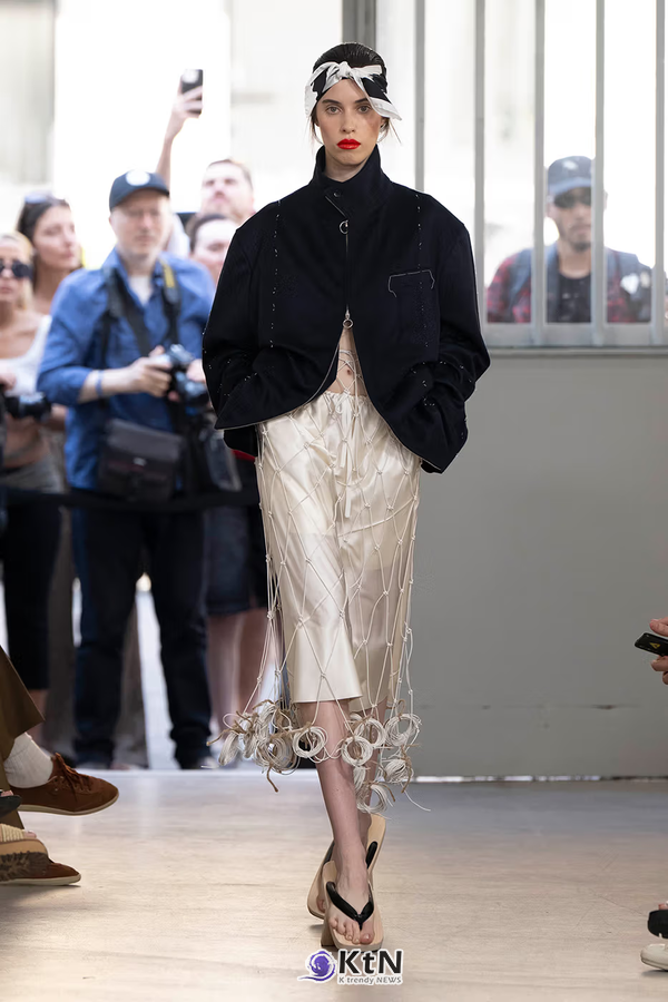 SETCHU SS27 Is Sartorially “Caught in the Nets”. 사진=Ilaria Orsini, K trendy NEWS DB ⓒ케이 트렌디뉴스 무단전재 및 수집, 재배포금지