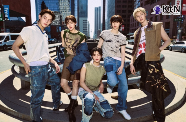 [K-trend] 코르티스, ‘영 크리에이터 크루’로 뜬다…케이팝 신인 시장 새 흐름, 6억 스트리밍 돌파  ‘빌보드 200’ 6주 연속 차트인  사진=2026. 06.25  빅히트뮤직 (하이브)K trendy NEWS DB ⓒ케이 트렌디뉴스 무단전재 및 수집, 재배포금지