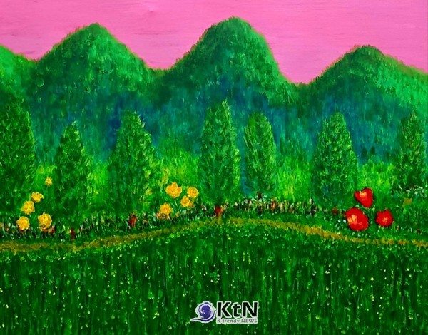 Route of Dream 97 × 116.8cmAcrylic on canvas