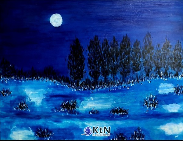 Winter Sapporo 97 × 116.8 cmAcrylic on canvas