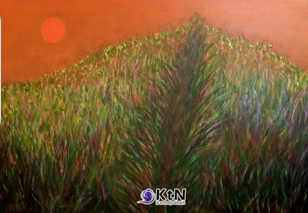 The Mystery Nature 97 × 116.8cmAcrylic on canvas
