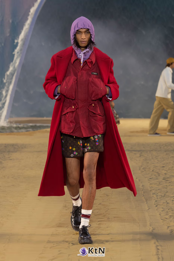 Pharrell Presents the Surfer-Coded Dandy Experience For Louis Vuitton SS27. 사진=Louis Vuitton, K trendy NEWS DB ⓒ케이 트렌디뉴스 무단전재 및 수집, 재배포금지
