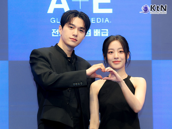 [KtN 현장] 김명수가 ‘공감세포’에서 강민아와의 연기 호흡을 “99.9%”라고 표현하며 감정전이 로맨스에 대한 기대감을 끌어올렸다.  사진=2026. 06.30  K trendy NEWS DB ⓒ케이 트렌디뉴스 무단전재 및 수집, 재배포금지