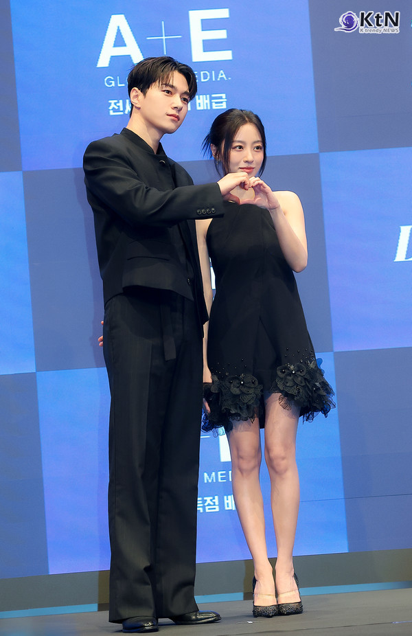 [KtN 현장] 김명수가 ‘공감세포’에서 강민아와의 연기 호흡을 “99.9%”라고 표현하며 감정전이 로맨스에 대한 기대감을 끌어올렸다.  사진=2026. 06.30  K trendy NEWS DB ⓒ케이 트렌디뉴스 무단전재 및 수집, 재배포금지