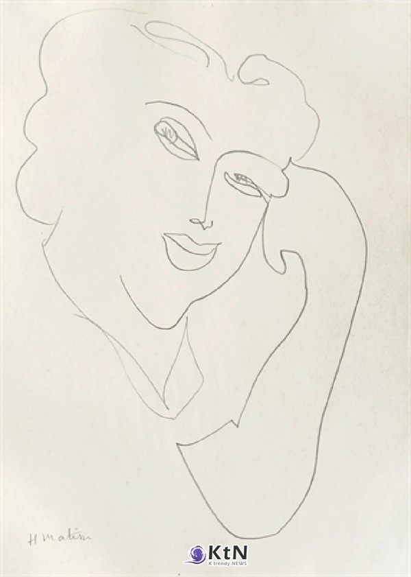 Henri MatisseTête, main au visage, 193914.5 x 10.5 in. (36.83 x 26.67 cm.)Est. 60,000—80,000 USD Current Bid 55,000 USD