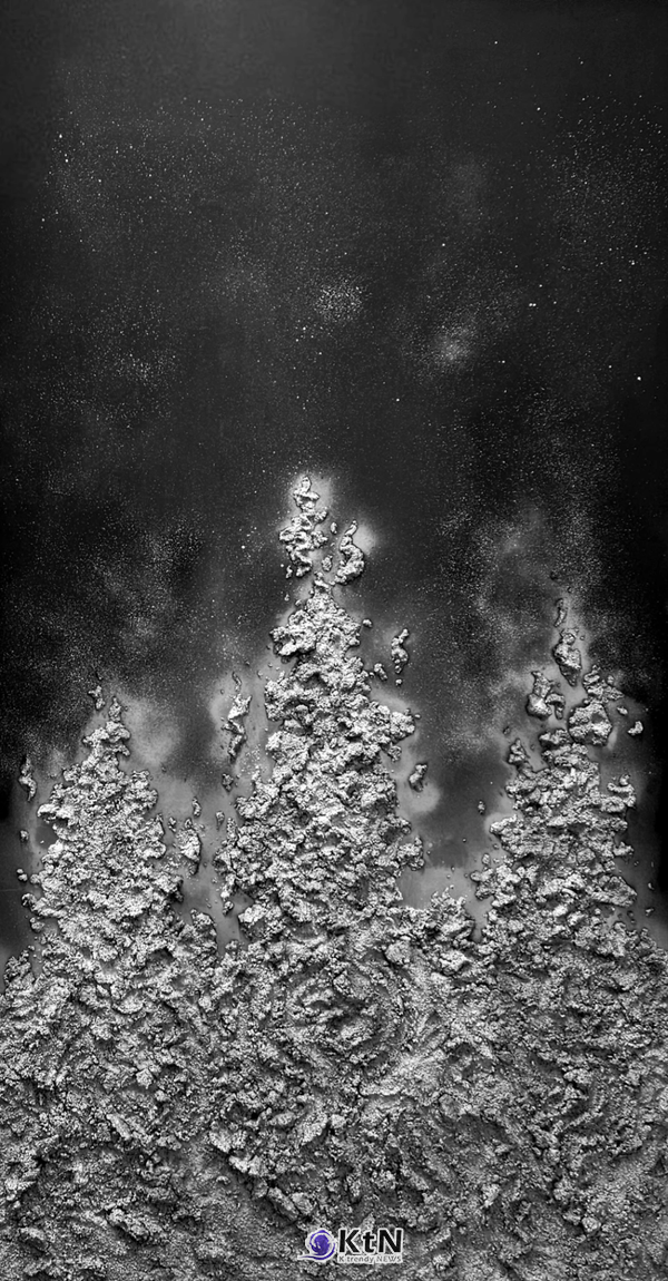 임하나 Lim HaNa 신진경산수화/新 眞景山水畵 Year 2023 Medium Mixed Media on canvas Dimensions 210x120x4 Category flat painting