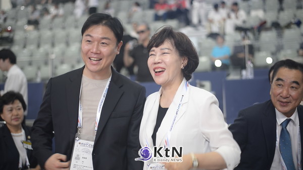 전현희 국회의원. 제7회 김운용컵 국제오픈태권도대회 (7th KIM UN YONG CUP (G1) INTERNATIONAL OPEN TAEKWONDO CHAMPIONSHIPS) 사진=K trendy NEWS DB ⓒ케이 트렌디뉴스 무단전재 및 수집, 재배포금지