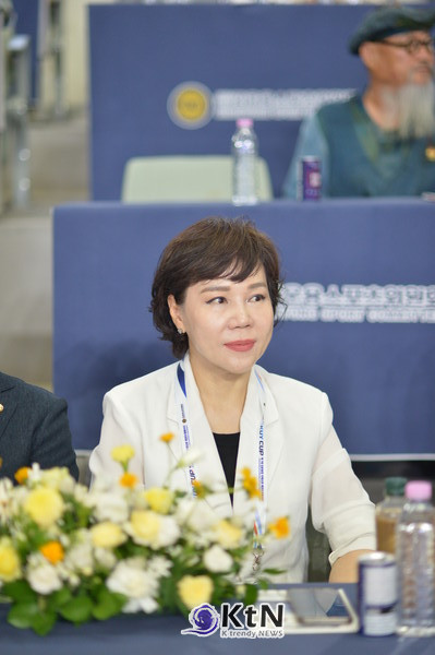 전현희 국회의원. 제7회 김운용컵 국제오픈태권도대회 (7th KIM UN YONG CUP (G1) INTERNATIONAL OPEN TAEKWONDO CHAMPIONSHIPS) 사진=K trendy NEWS DB ⓒ케이 트렌디뉴스 무단전재 및 수집, 재배포금지