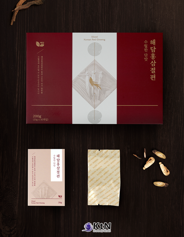 [K푸드 경제①] 인천공항 판매대 넓힌 경산 대추홍삼절편. 사진=해담 홈페이지 갈무리, K trendy NEWS DB ⓒ케이 트렌디뉴스 무단전재 및 수집, 재배포금지