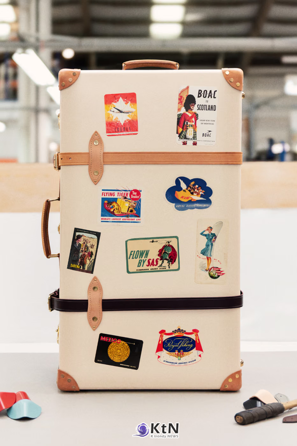 Globe-Trotter’s "Restoration Edit" Gives Vintage Vulcanised Fibreboard Cases a Second Life. 사진=Globe-Trotter, K trendy NEWS DB ⓒ케이 트렌디뉴스 무단전재 및 수집, 재배포금지