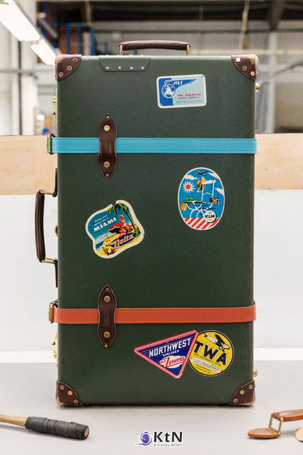 Globe-Trotter’s "Restoration Edit" Gives Vintage Vulcanised Fibreboard Cases a Second Life. 사진=Globe-Trotter, K trendy NEWS DB ⓒ케이 트렌디뉴스 무단전재 및 수집, 재배포금지