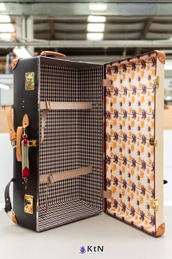 Globe-Trotter’s "Restoration Edit" Gives Vintage Vulcanised Fibreboard Cases a Second Life. 사진=Globe-Trotter, K trendy NEWS DB ⓒ케이 트렌디뉴스 무단전재 및 수집, 재배포금지