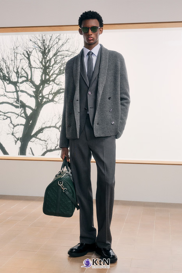 Pharrell Williams Redefines Modern Tailoring for Louis Vuitton SS27 Formal Menswear Collection. 사진=Louis Vuitton, K trendy NEWS DB ⓒ케이 트렌디뉴스 무단전재 및 수집, 재배포금지