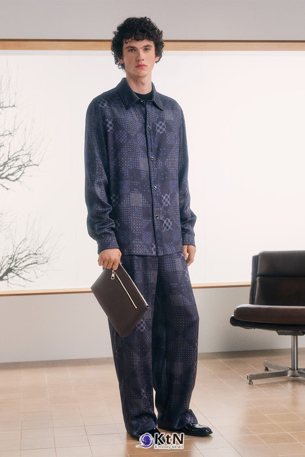 Pharrell Williams Redefines Modern Tailoring for Louis Vuitton SS27 Formal Menswear Collection. 사진=Louis Vuitton, K trendy NEWS DB ⓒ케이 트렌디뉴스 무단전재 및 수집, 재배포금지