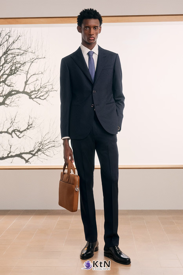 Pharrell Williams Redefines Modern Tailoring for Louis Vuitton SS27 Formal Menswear Collection. 사진=Louis Vuitton, K trendy NEWS DB ⓒ케이 트렌디뉴스 무단전재 및 수집, 재배포금지