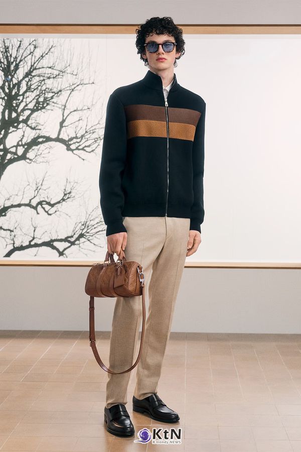 Pharrell Williams Redefines Modern Tailoring for Louis Vuitton SS27 Formal Menswear Collection. 사진=Louis Vuitton, K trendy NEWS DB ⓒ케이 트렌디뉴스 무단전재 및 수집, 재배포금지