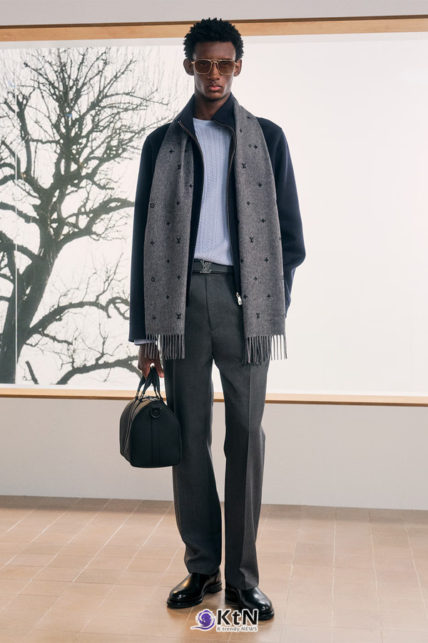 Pharrell Williams Redefines Modern Tailoring for Louis Vuitton SS27 Formal Menswear Collection. 사진=Louis Vuitton, K trendy NEWS DB ⓒ케이 트렌디뉴스 무단전재 및 수집, 재배포금지