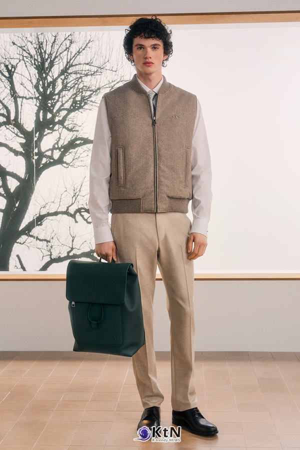 Pharrell Williams Redefines Modern Tailoring for Louis Vuitton SS27 Formal Menswear Collection. 사진=Louis Vuitton, K trendy NEWS DB ⓒ케이 트렌디뉴스 무단전재 및 수집, 재배포금지