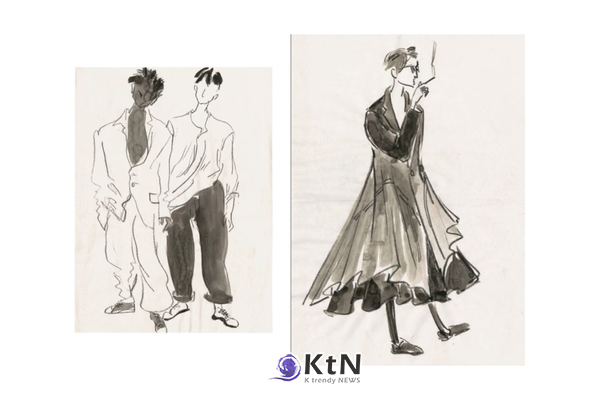 Yohji Yamamoto Opens His Private Sketchbook in a First-Ever Thames & Hudson ‘Drawings’ Book. 사진=Thames & Hudson, K trendy NEWS DB ⓒ케이 트렌디뉴스 무단전재 및 수집, 재배포금지