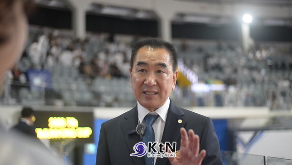 최재춘 김운용스포츠위원회 위원장. 제7회 김운용컵 국제오픈태권도대회 (7th KIM UN YONG CUP (G1) INTERNATIONAL OPEN TAEKWONDO CHAMPIONSHIPS) 사진=K trendy NEWS DB ⓒ케이 트렌디뉴스 무단전재 및 수집, 재배포금지