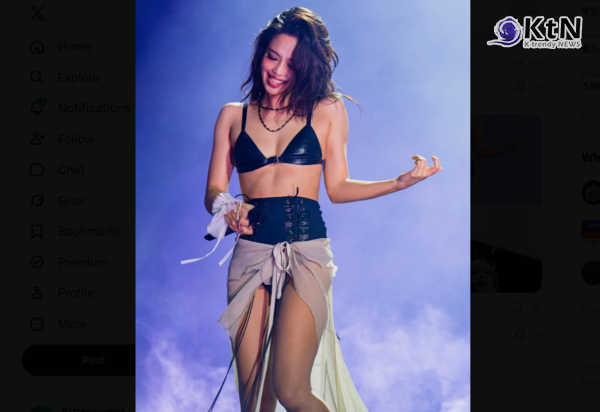 블랙핑크 제니, 2026 美 롤라팔루자 역대급 라이브·스타일 화제   사진=2026. 08.03  cr. itsbenfilmed /OA엔터테인먼트(ODDATELIER)    (글로벌 아이콘 블랙핑크 멤버 제니(JENNIE)가 미국 시카고 그랜트 파크에서 열린 ‘롤라팔루자 시카고(Lollapalooza Chicago)’ 메인 스테이지의 마지막 순서에 올라 약 1시간 동안 18곡을 밴드 라이브로 소화했다. 한국 여성 솔로 아티스트 최초의 롤라팔루자 헤드라이너 기록에 앤 드뮐미스터 커스텀 의상으로 구성한 로맨틱 밀리터리 룩과 스모키 메이크업을 더해지며 음악과 스타일 모두에 시선이 모였다.)  K trendy NEWS DB ⓒ케이 트렌디뉴스 무단전재 및 수집, 재배포금지