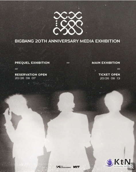 빅뱅(BIGBANG)이 데뷔 20주년을 맞아 대규모 미디어 전시회를 열고 기술과 엔터테인먼트를 결합한 새로운 팬덤 경험을 선보인다.  사진=2026. 08.07  크리에이티브멋(MUT) K trendy NEWS DB ⓒ케이 트렌디뉴스 무단전재 및 수집, 재배포금지