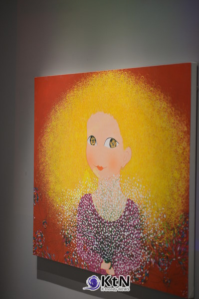 구승희, ‘기쁨가득’, Mixed media on canvas, 162×130cm, 2026. 사진=K trendy NEWS DB ⓒ케이 트렌디뉴스 무단전재 및 수집, 재배포금지
