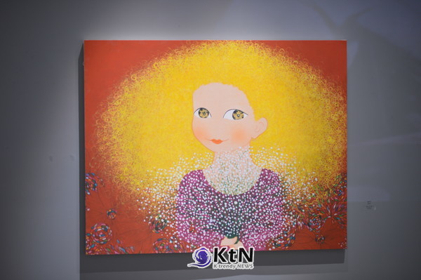 구승희, ‘기쁨가득’, Mixed media on canvas, 162×130cm, 2026. 사진=K trendy NEWS DB ⓒ케이 트렌디뉴스 무단전재 및 수집, 재배포금지
