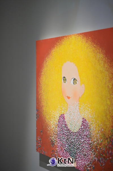 구승희, ‘기쁨가득’, Mixed media on canvas, 162×130cm, 2026. 사진=K trendy NEWS DB ⓒ케이 트렌디뉴스 무단전재 및 수집, 재배포금지