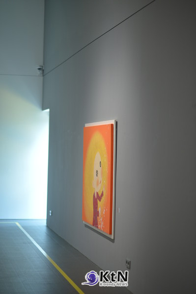 구승희, ‘담아서’, 장지 채색, 162×130cm, 2021. 사진=K trendy NEWS DB ⓒ케이 트렌디뉴스 무단전재 및 수집, 재배포금지