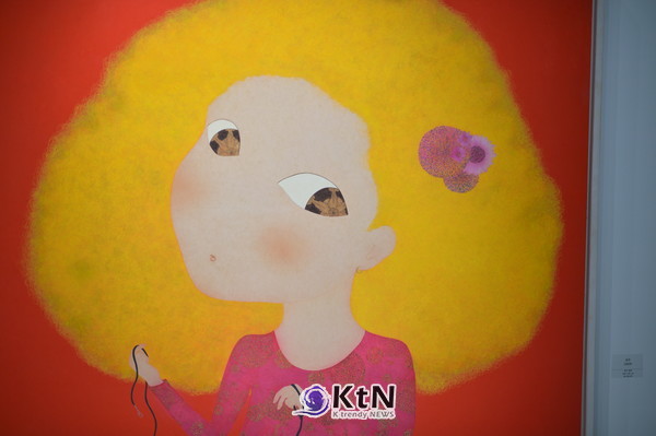 구승희, ‘순간’, 장지 채색, 162×130cm, 2014. 사진=K trendy NEWS DB ⓒ케이 트렌디뉴스 무단전재 및 수집, 재배포금지