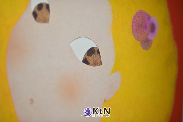 구승희, ‘순간’, 장지 채색, 162×130cm, 2014. 사진=K trendy NEWS DB ⓒ케이 트렌디뉴스 무단전재 및 수집, 재배포금지