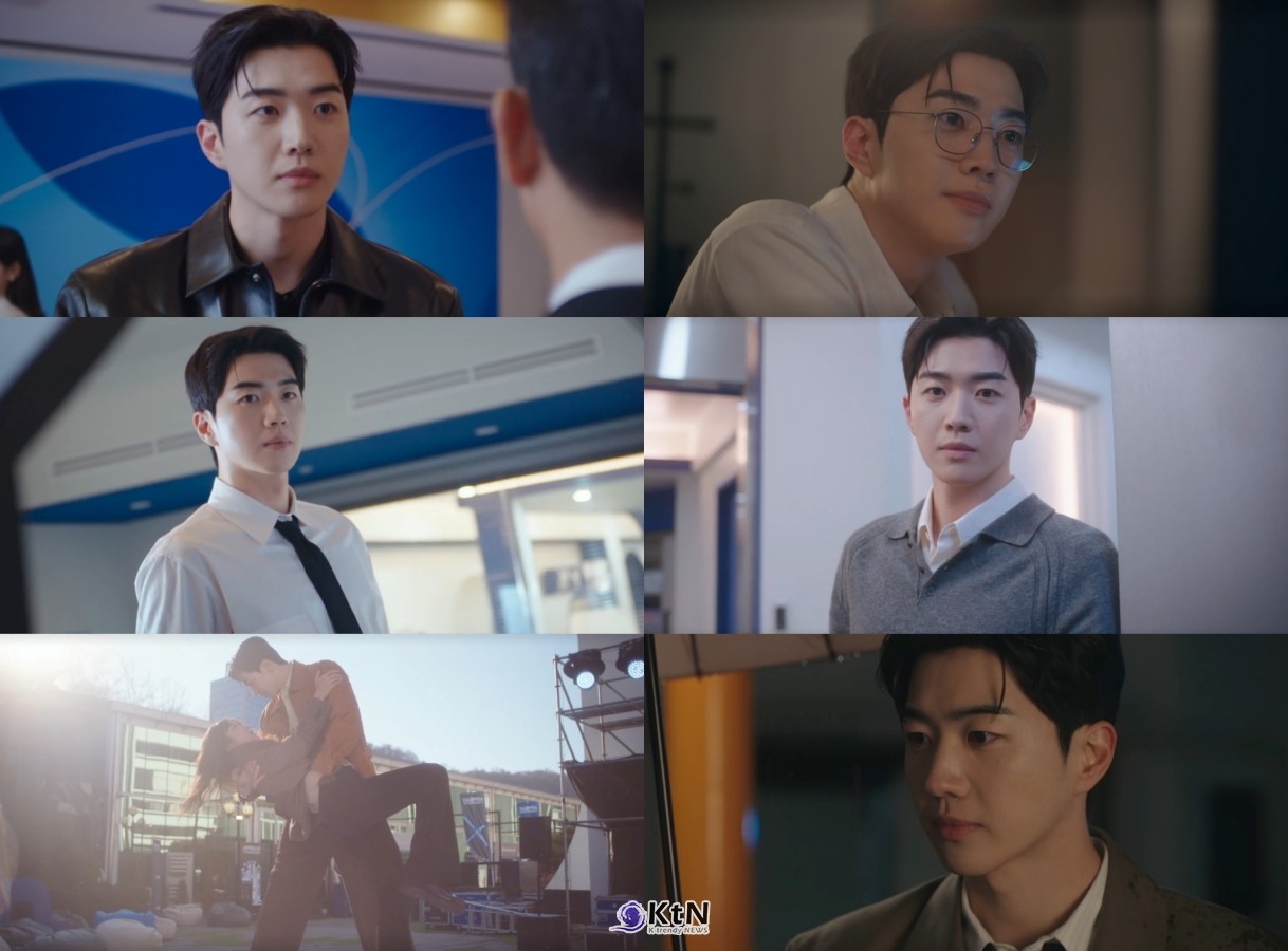 배우 강훈이 tvN 월화드라마 ‘최애의 사원’에서 냉철한 CEO의 카리스마부터 남다름(김혜준 분)을 향한 묘한 설렘까지 다채로운 감정을 표현하며 ‘강훈표 로코’로 활약하고 있다. / 사진=tvN ‘최애의 사원’. K trendy NEWS DB ⓒ케이 트렌디뉴스 무단전재 및 수집, 재배포금지.