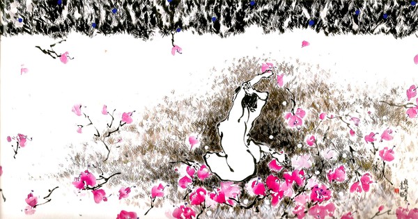 내안의 꿈Ⅰ 70 x 135cm 화선지 먹 채색