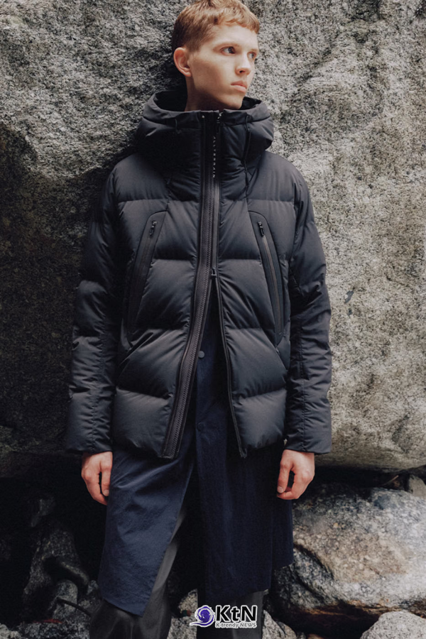 데상트가 공개한 미즈사와 다운 FW26 컬렉션. 이번 시즌 제품 가격은 9만9000엔부터 22만엔까지다. 사진=데상트