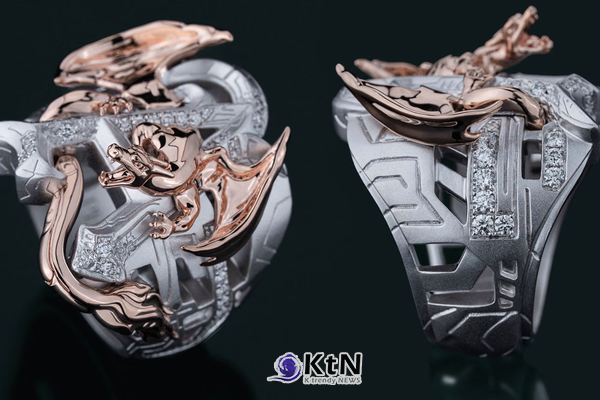 Artist Philip Gefaell Crafts Custom 18K Gold Ash Charizard Ring for Pokémon's 30th Anniversary. 사진=Philip Gefaell, K trendy NEWS DB ⓒ케이 트렌디뉴스 무단전재 및 수집, 재배포금지