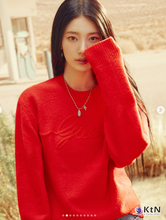 수지, 캘리포니아 감성 담은 가을 데님 화보 공개…'배럴핏·청청 패션' 완벽 소화  사진=2026. 08.25. 토털 라이프스타일 브랜드 게스(GUESS)는 24일 수지와 함께한 가을 시즌 캠페인 '프롬 캘리포니아(From California)' 화보를 공개했다. K trendy NEWS DB ⓒ케이 트렌디뉴스 무단전재 및 수집, 재배포금지